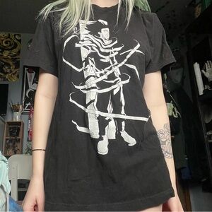 Aikawa Anime My Hero Academia Black and White Hot Topic Graphic Tee